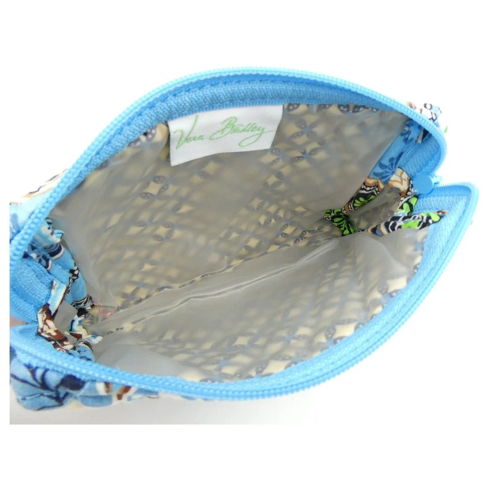 Vera Bradley Bali Blue Small Cosmetic Bag Case NWT